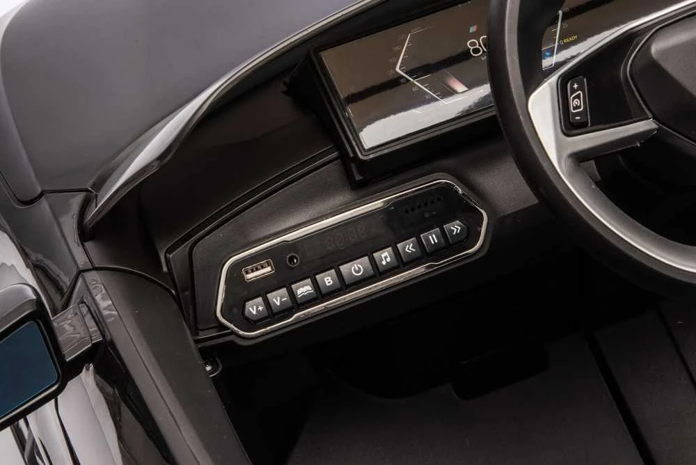 Vaikiškas elektromobilis BMW I4 HATIS, juodas