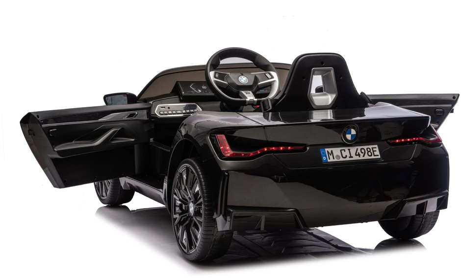 Vaikiškas elektromobilis HATIS “BMW I4”, juodas