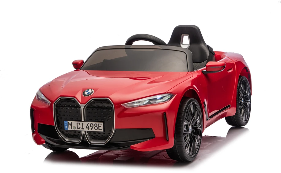 Vaikiškas elektromobilis HATIS “BMW I4”, raudonas