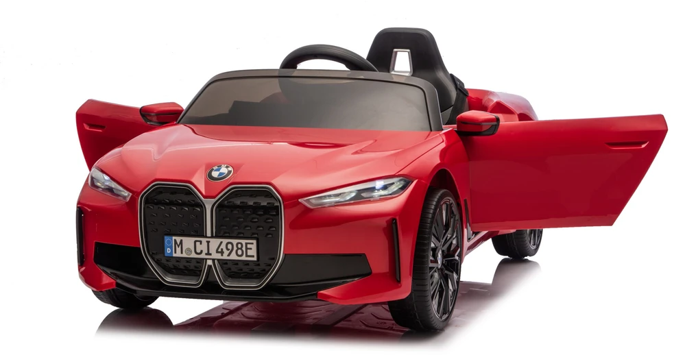Vaikiškas elektromobilis HATIS “BMW I4”, raudonas