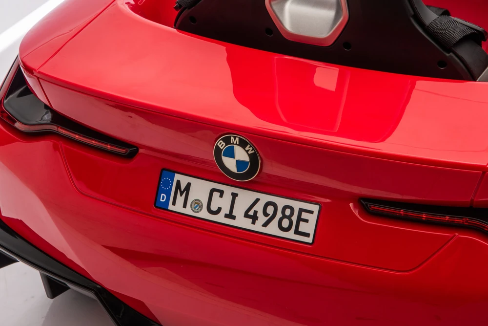 Vaikiškas elektromobilis HATIS “BMW I4”, raudonas