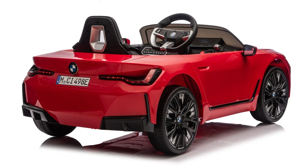 Vaikiškas elektromobilis HATIS “BMW I4”, raudonas