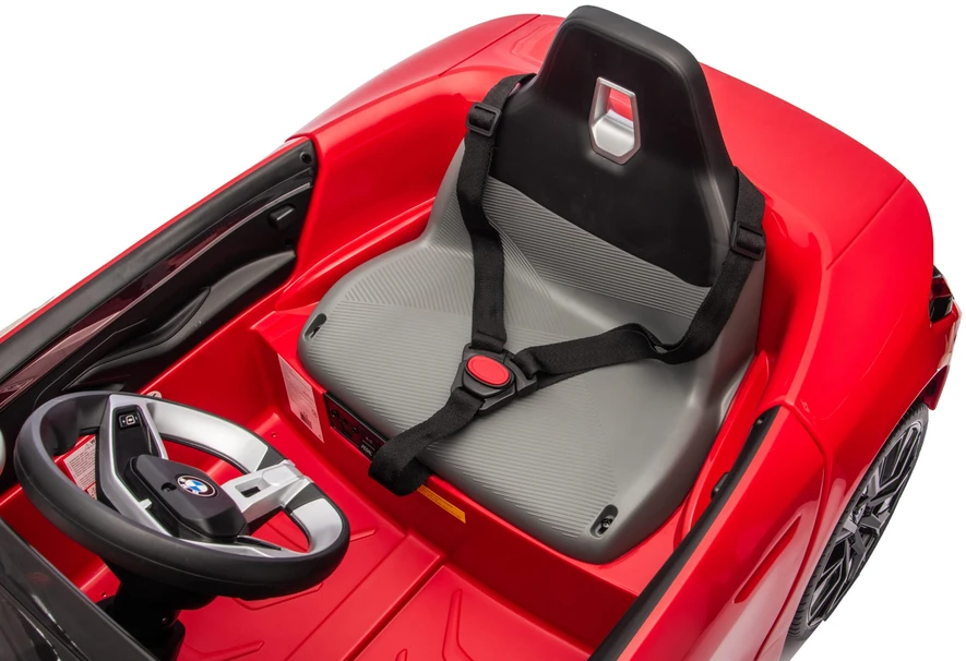Vaikiškas elektromobilis HATIS “BMW I4”, raudonas