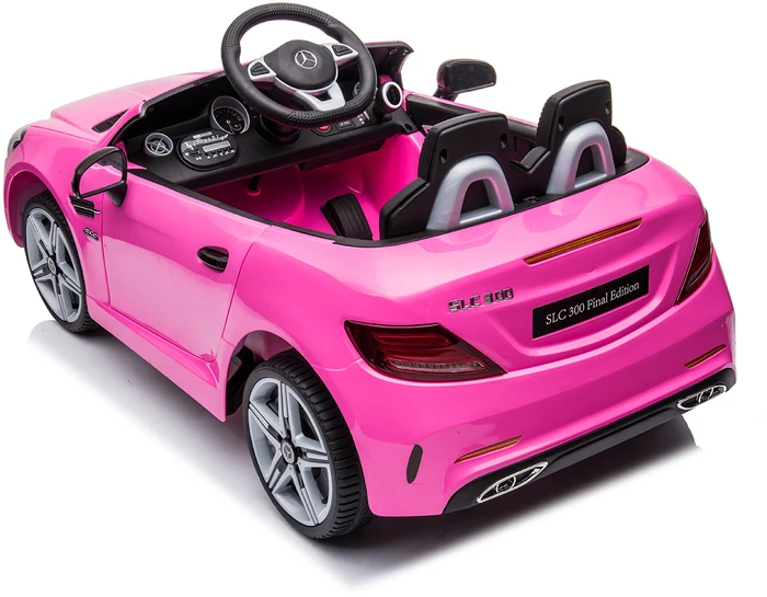 Vaikiškas elektromobilis HATIS „Mercedes-Benz SLC“, rožinis, 107 × 62,5 × 44 cm