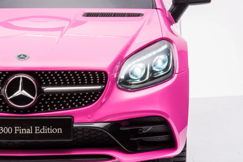Vaikiškas elektromobilis HATIS „Mercedes-Benz SLC“, rožinis, 107 × 62,5 × 44 cm