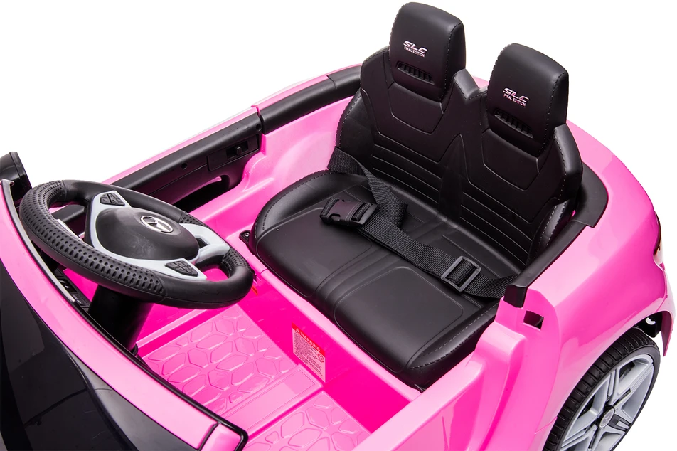 Vaikiškas elektromobilis HATIS „Mercedes-Benz SLC“, rožinis, 107 × 62,5 × 44 cm