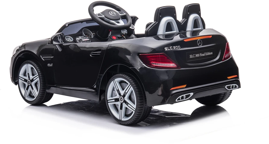 Vaikiškas elektromobilis HATIS Mercedes-Benz SLC, juodas, 107 × 62,5 × 44 cm