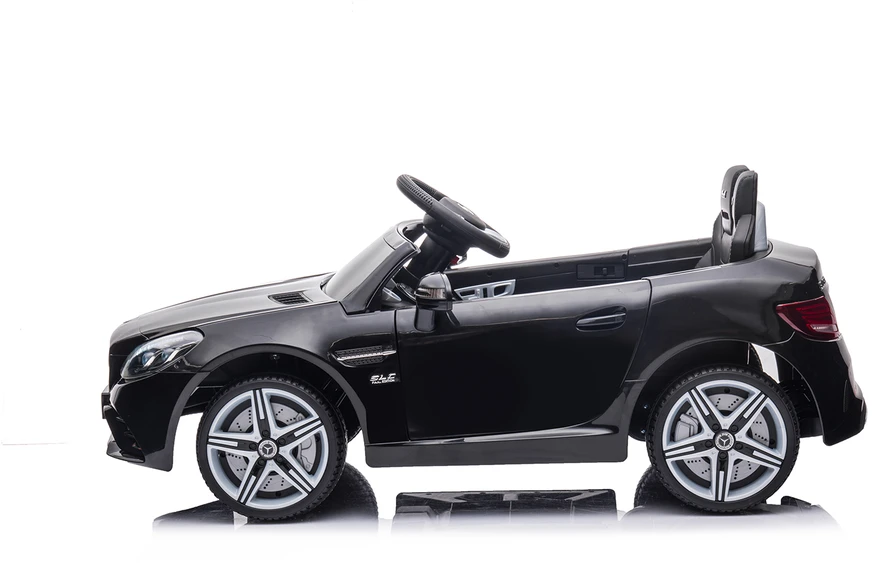 Vaikiškas elektromobilis HATIS Mercedes-Benz SLC, juodas, 107 × 62,5 × 44 cm