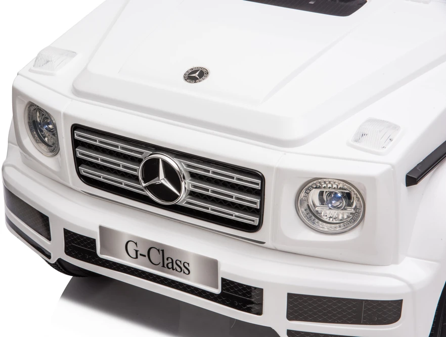 Vaikiškas elektromobilis HATIS “Mercedes-Benz G 500 ”, baltas