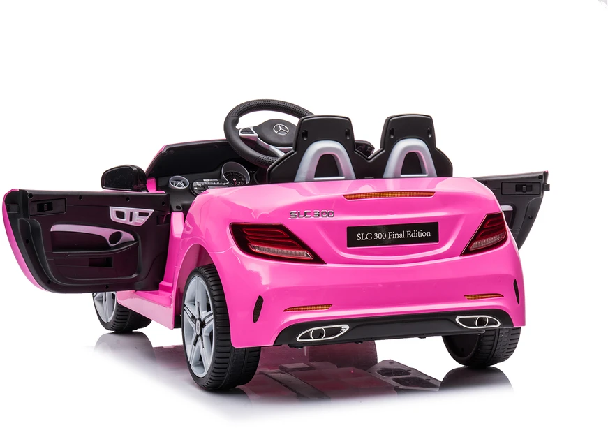 Vaikiškas elektromobilis HATIS „Mercedes-Benz SLC“, rožinis, 107 × 62,5 × 44 cm