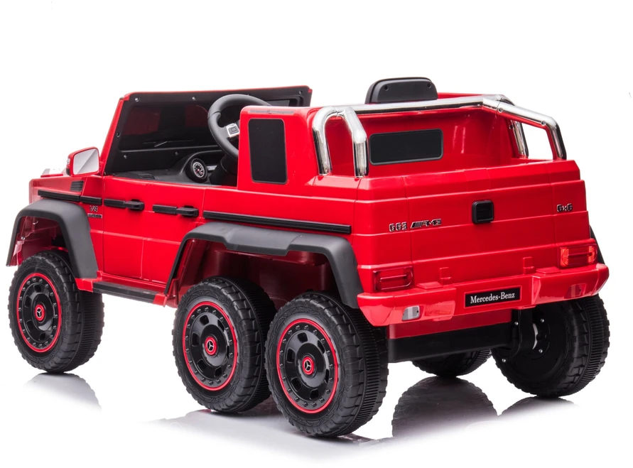 Vaikiškas elektromobilis HATIS “Mercedes-Benz G 63 AMG 6X6“, raudonas