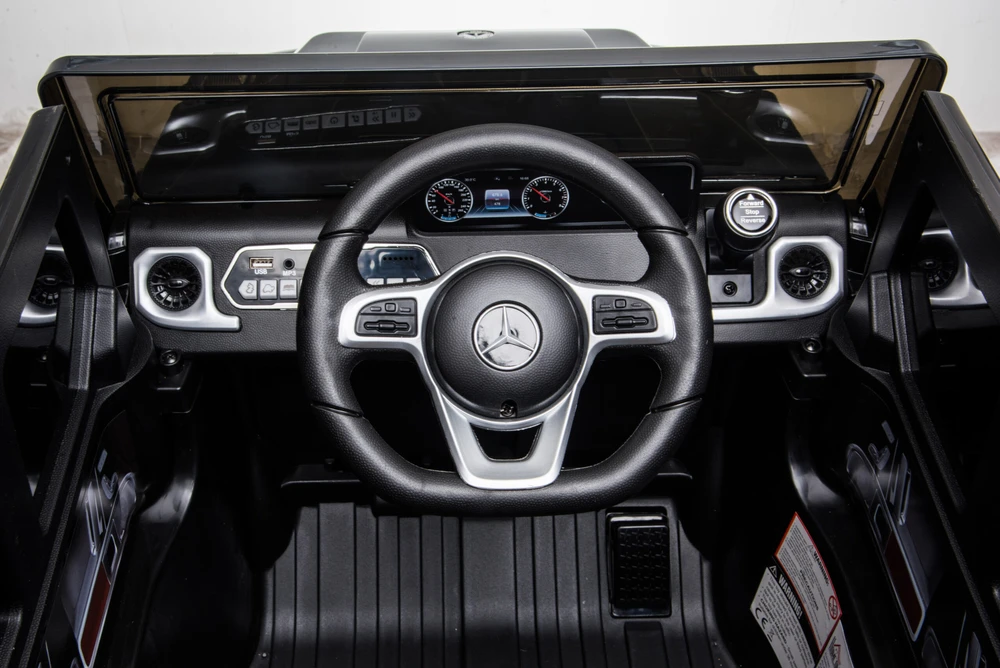 Vaikiškas elektromobilis HATIS “Mercedes-Benz G 500 ”, juodas