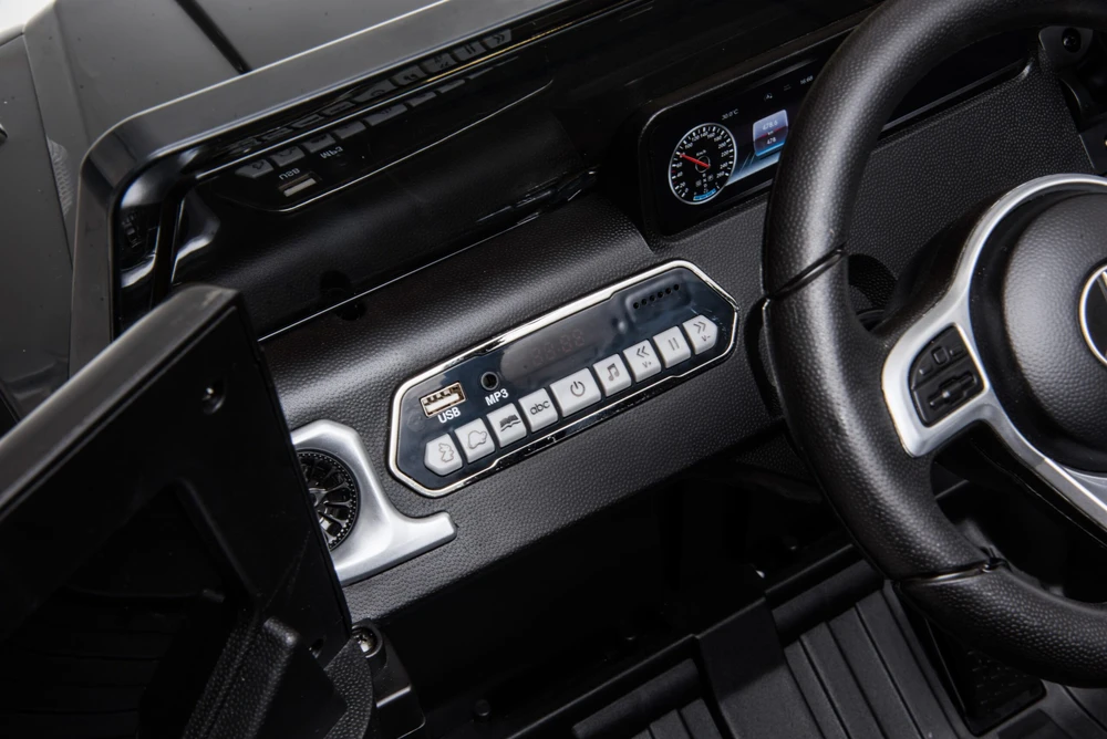 Vaikiškas elektromobilis HATIS “Mercedes-Benz G 500 ”, juodas