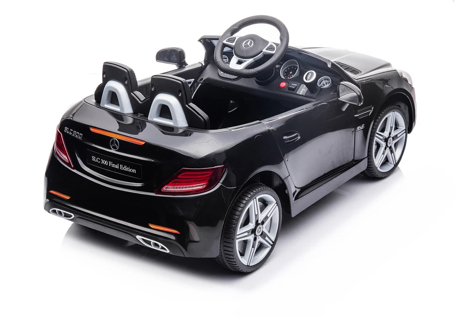 Vaikiškas elektromobilis HATIS Mercedes-Benz SLC, juodas, 107 × 62,5 × 44 cm