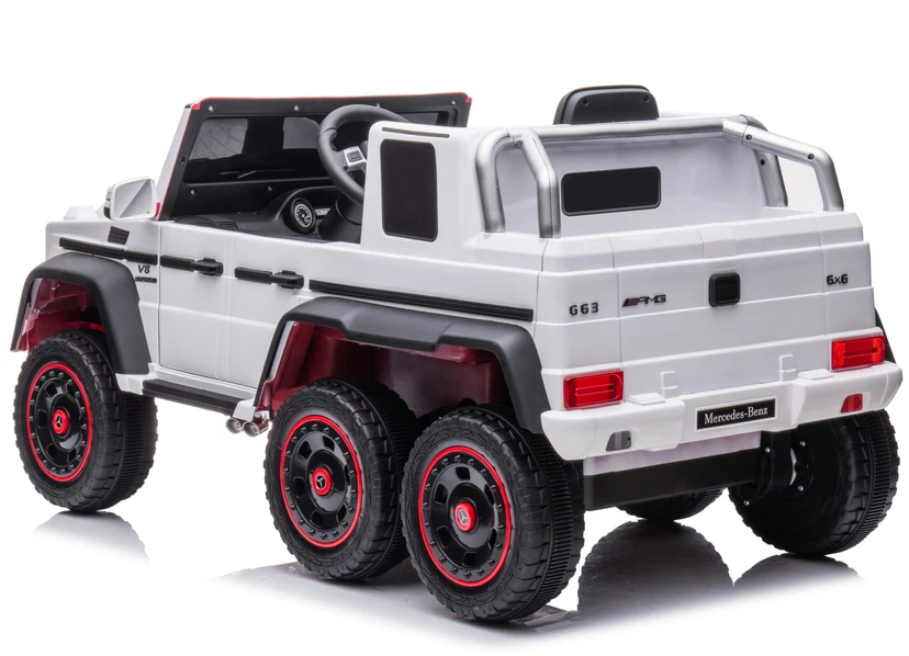 Vaikiškas elektromobilis HATIS “Mercedes-Benz G 63 AMG 6X6“, baltas