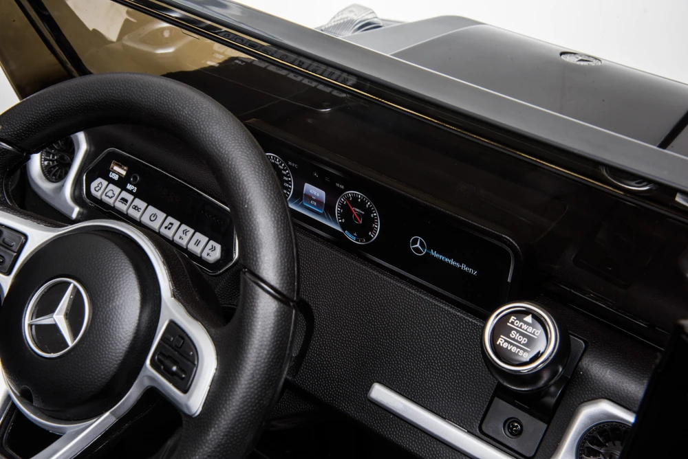 Vaikiškas elektromobilis HATIS “Mercedes-Benz G 500 ”, juodas