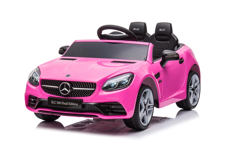 Vaikiškas elektromobilis HATIS „Mercedes-Benz SLC“, rožinis, 107 × 62,5 × 44 cm