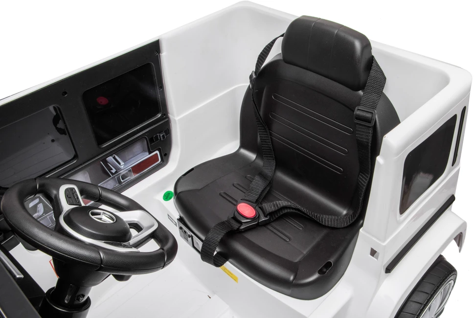 Vaikiškas elektromobilis HATIS “Mercedes-Benz G 500 ”, baltas