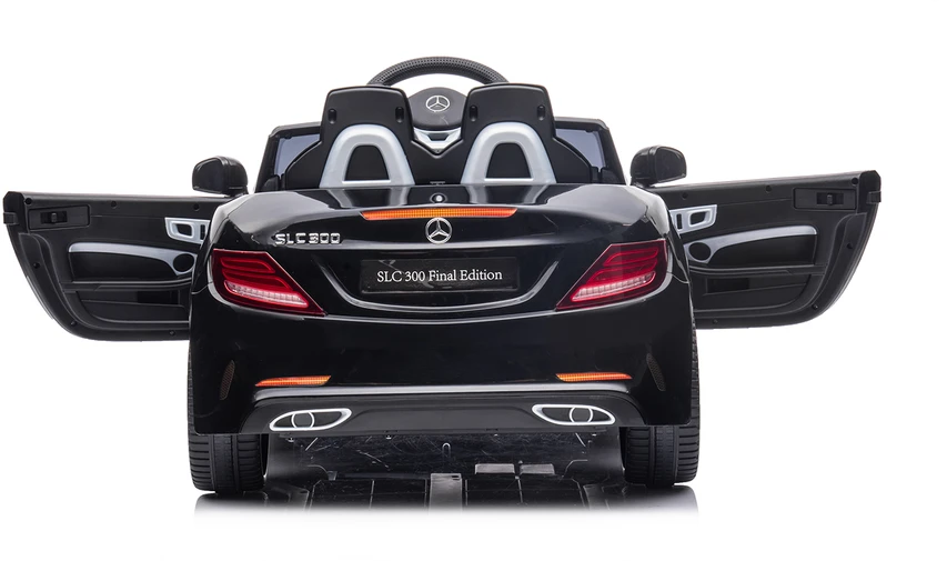 Vaikiškas elektromobilis HATIS Mercedes-Benz SLC, juodas, 107 × 62,5 × 44 cm