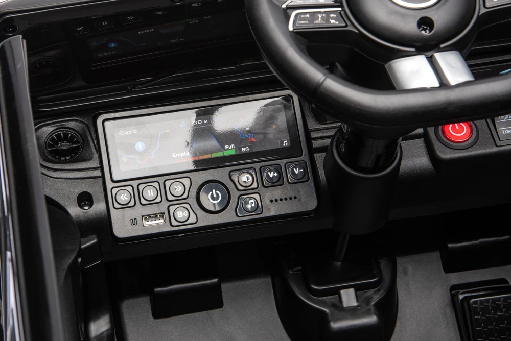 Vaikiškas elektromobilis HATIS “Mercedes-Benz G 580”, juodas