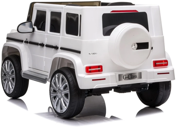 Vaikiškas elektromobilis HATIS “Mercedes-Benz G 500 ”, baltas