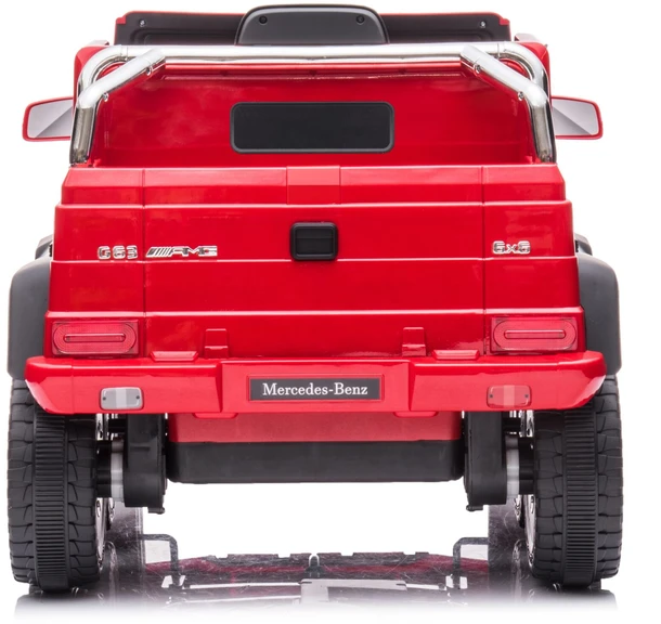 Vaikiškas elektromobilis HATIS “Mercedes-Benz G 63 AMG 6X6“, raudonas