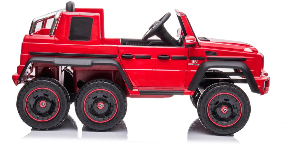 Vaikiškas elektromobilis HATIS “Mercedes-Benz G 63 AMG 6X6“, raudonas