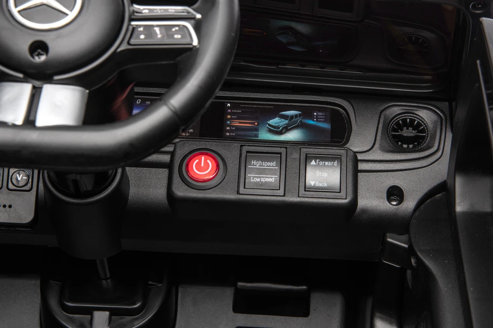 Vaikiškas elektromobilis HATIS “Mercedes-Benz G 580”, juodas