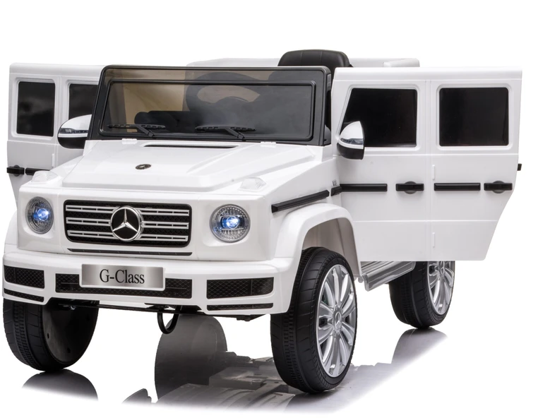 Vaikiškas elektromobilis HATIS “Mercedes-Benz G 500 ”, baltas
