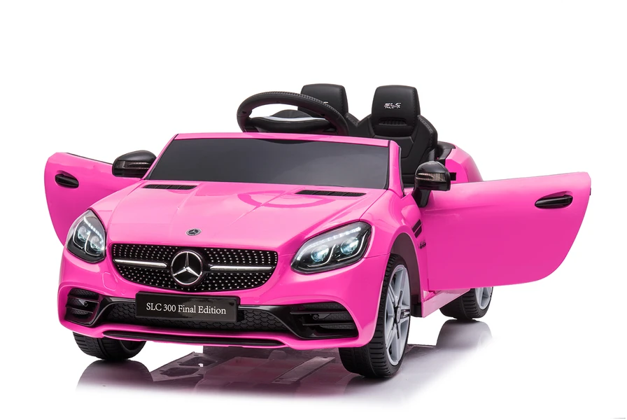 Vaikiškas elektromobilis HATIS „Mercedes-Benz SLC“, rožinis, 107 × 62,5 × 44 cm