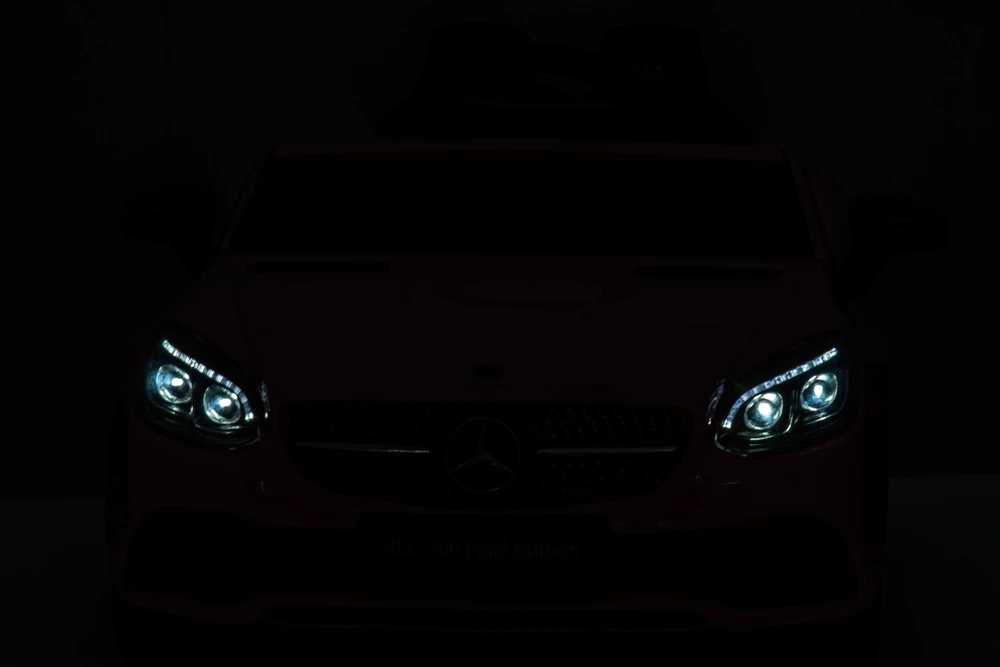 Vaikiškas elektromobilis HATIS „Mercedes-Benz SLC“, rožinis, 107 × 62,5 × 44 cm