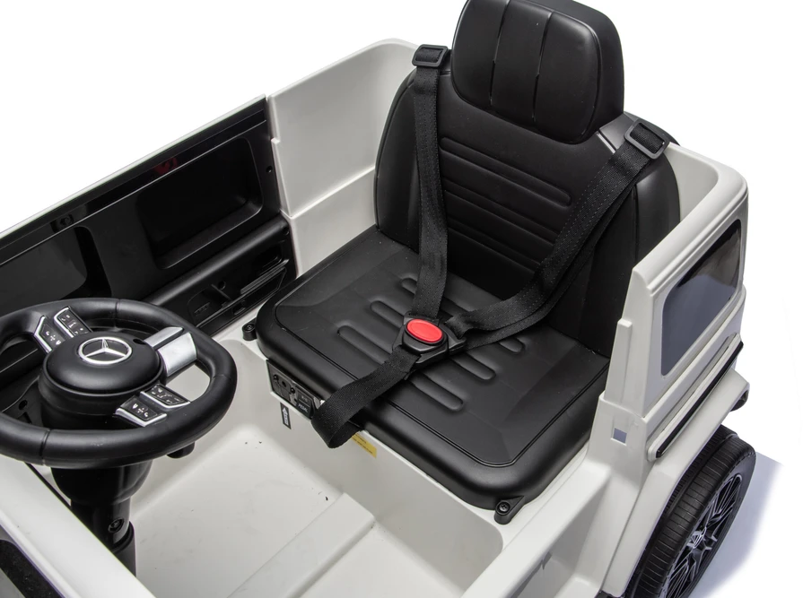 Vaikiškas elektromobilis HATIS “Mercedes-Benz G 580”, baltas