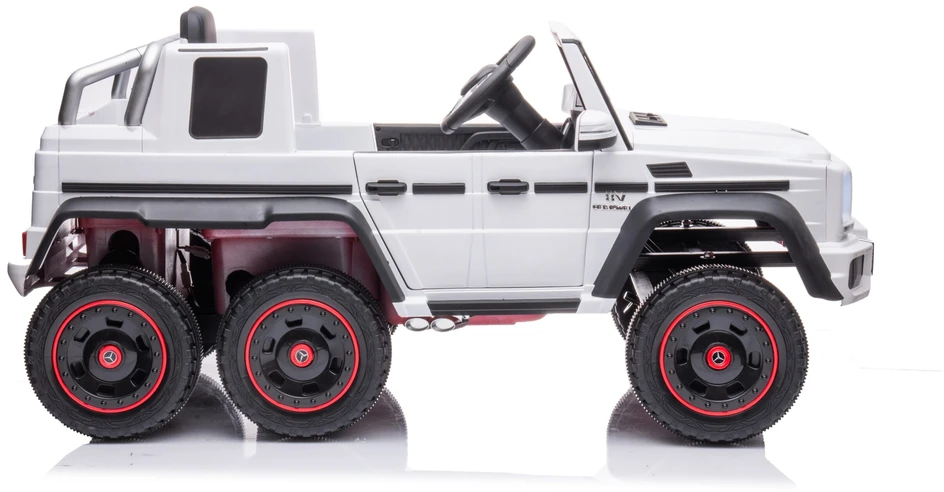 Vaikiškas elektromobilis HATIS “Mercedes-Benz G 63 AMG 6X6“, baltas