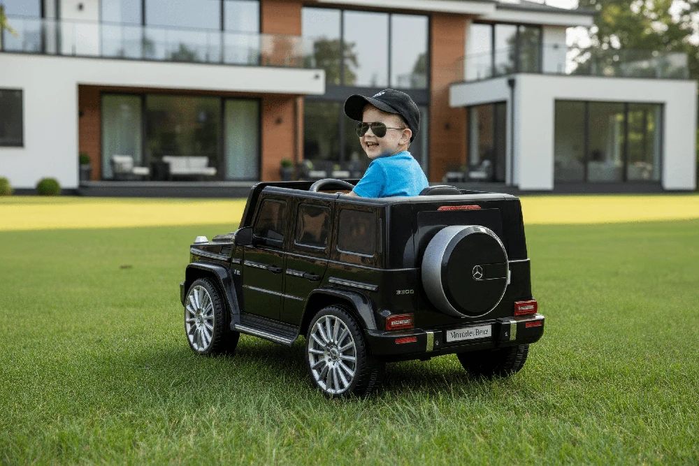 Vaikiškas elektromobilis HATIS "Mercedes G500", juodas