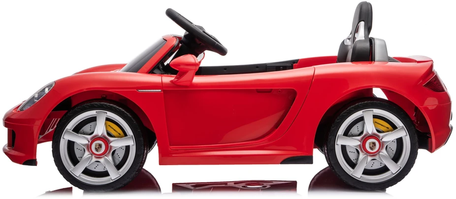 Elektromobilis HATIS Porsche Carrera GT, raudonas, 111 × 59 × 45 cm