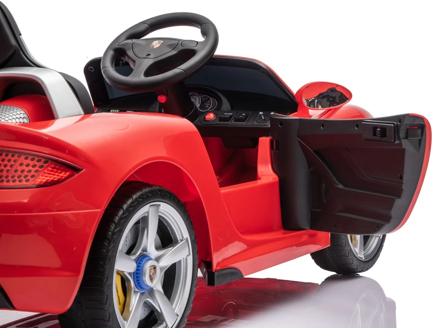 Elektromobilis HATIS Porsche Carrera GT, raudonas, 111 × 59 × 45 cm
