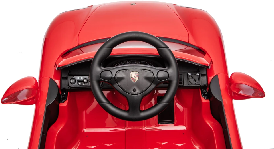 Elektromobilis HATIS Porsche Carrera GT, raudonas, 111 × 59 × 45 cm