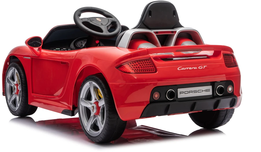 Elektromobilis HATIS Porsche Carrera GT, raudonas, 111 × 59 × 45 cm