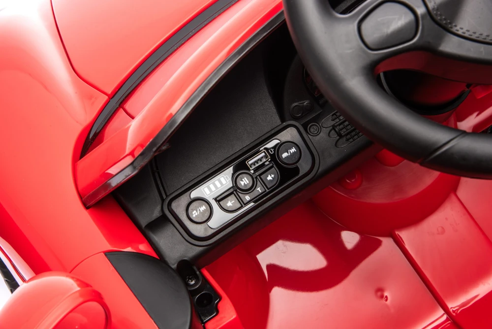 Elektromobilis HATIS Porsche Carrera GT, raudonas, 111 × 59 × 45 cm