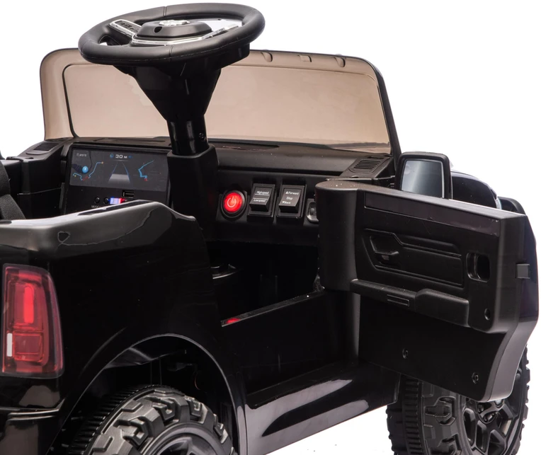 Vaikiškas elektromobilis HATIS “Ram 3500”, juodas