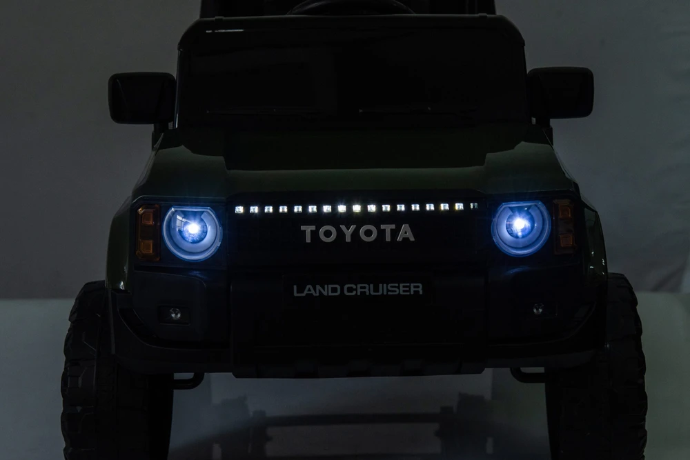 Vaikiškas elektromobilis HATIS “Toyota Land Cruiser”, žalias