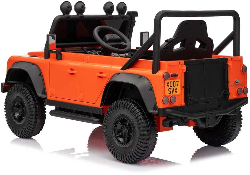 Hipo Vaikiškas elektromobilis Land Rover Defender HATIS, oranžinis