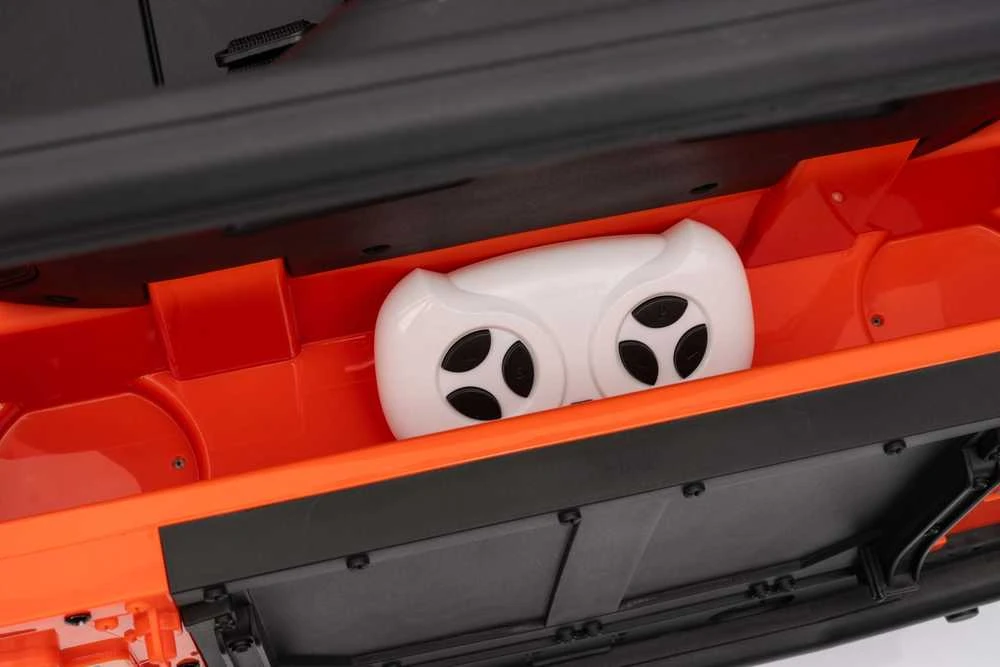 Hipo Vaikiškas elektromobilis Land Rover Defender HATIS, oranžinis