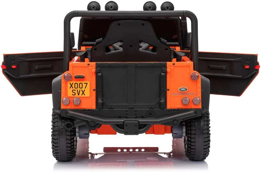 Hipo Vaikiškas elektromobilis Land Rover Defender HATIS, oranžinis