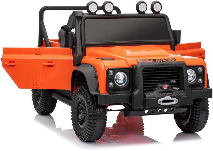 Hipo Vaikiškas elektromobilis Land Rover Defender HATIS, oranžinis