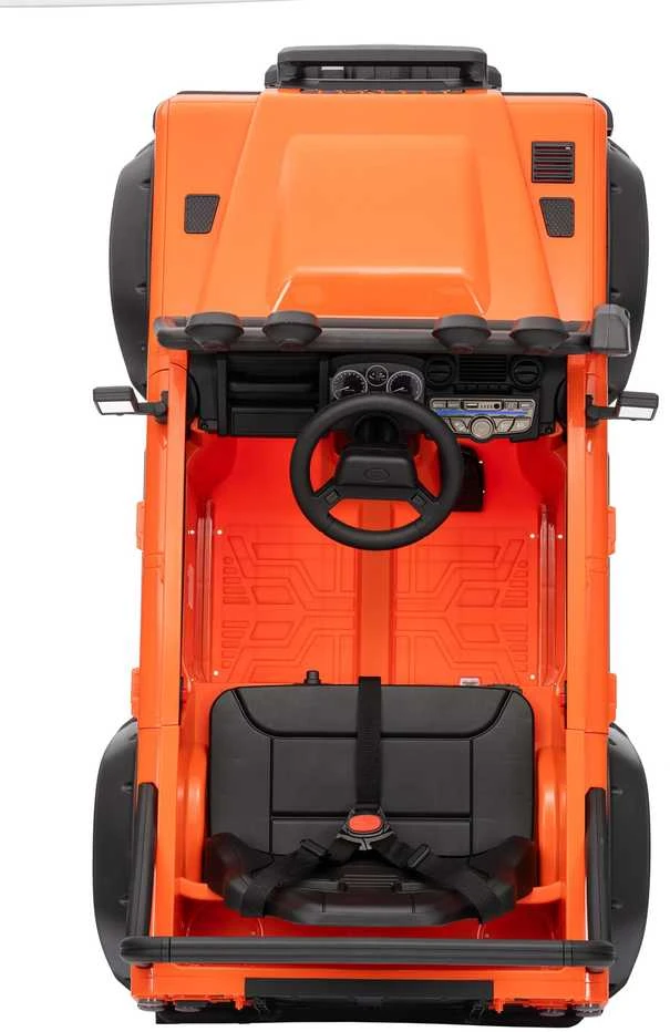 Hipo Vaikiškas elektromobilis Land Rover Defender HATIS, oranžinis