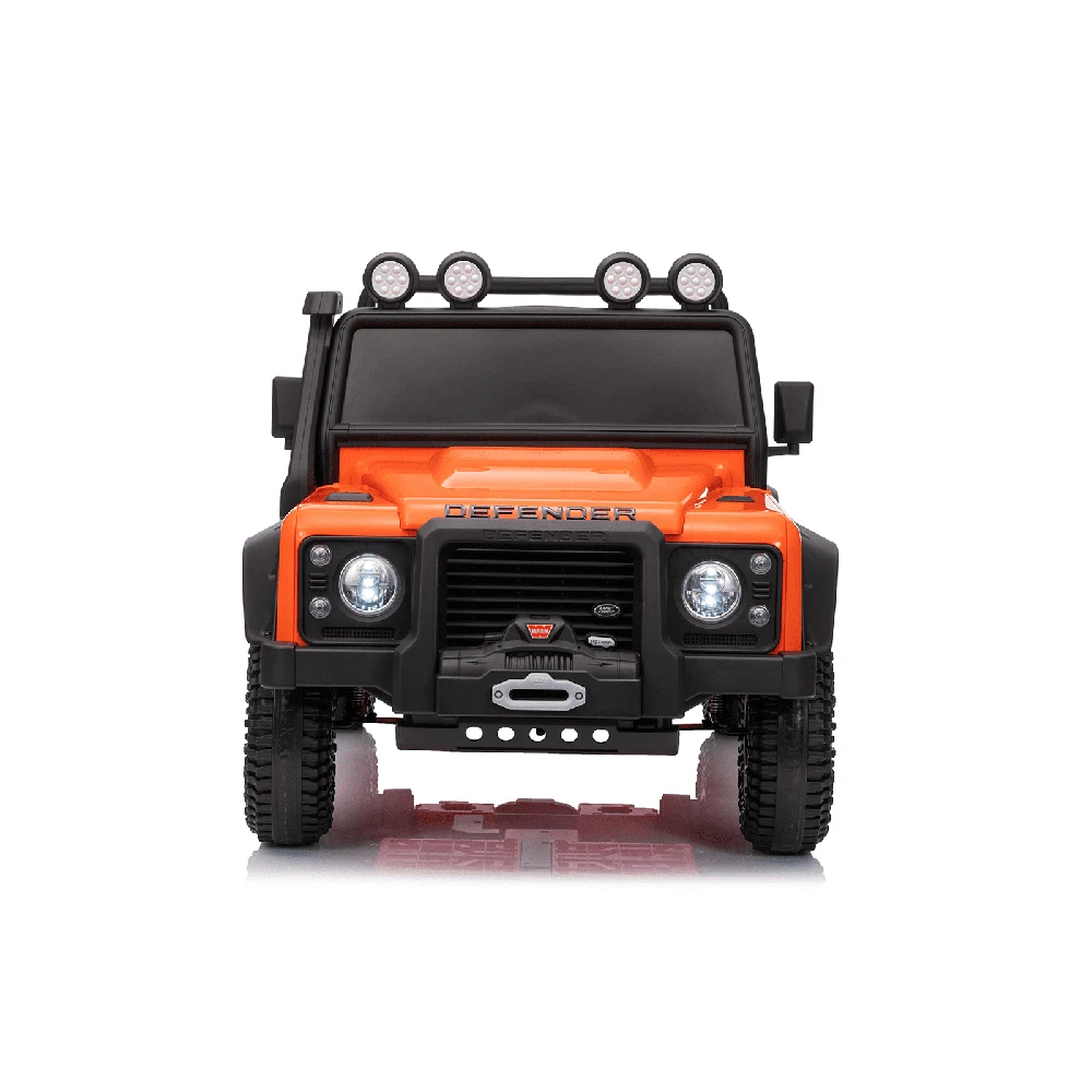 Hipo Vaikiškas elektromobilis Land Rover Defender HATIS, oranžinis