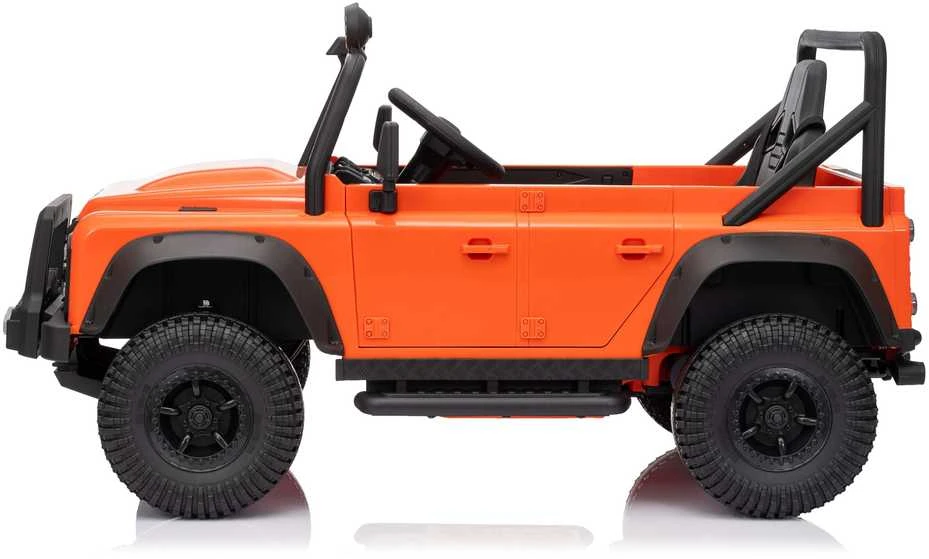 Hipo Vaikiškas elektromobilis Land Rover Defender HATIS, oranžinis