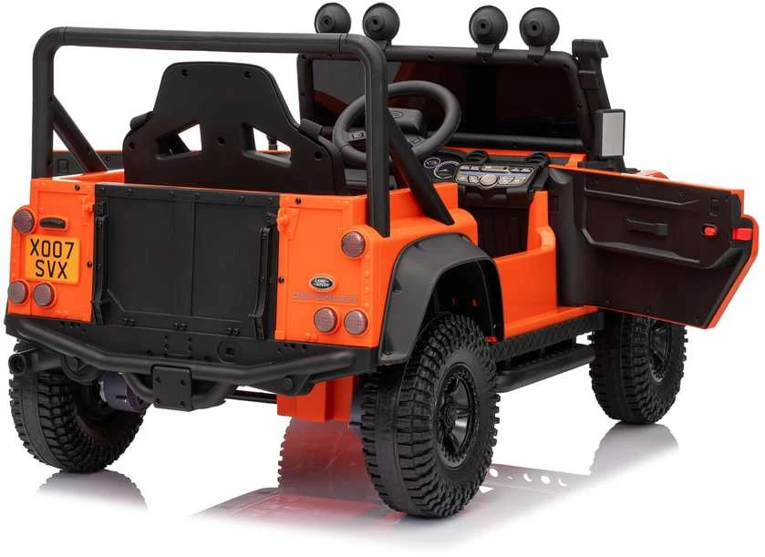 Hipo Vaikiškas elektromobilis Land Rover Defender HATIS, oranžinis