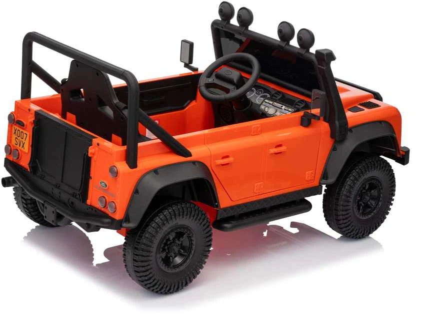Hipo Vaikiškas elektromobilis Land Rover Defender HATIS, oranžinis